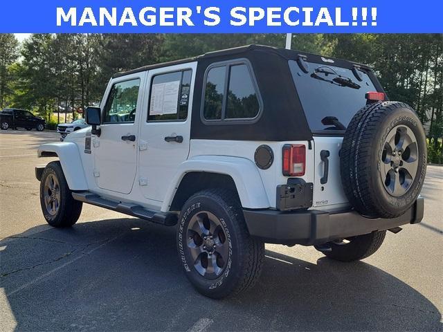 used 2017 Jeep Wrangler Unlimited car, priced at $23,948