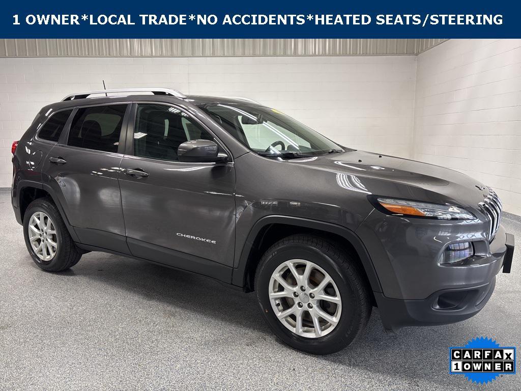 used 2018 Jeep Cherokee car, priced at $14,999