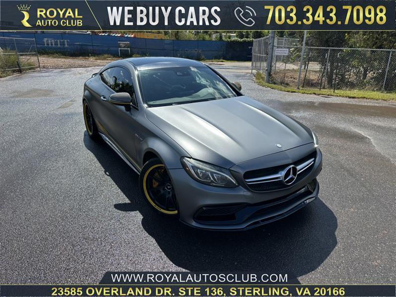 used 2017 Mercedes-Benz AMG C 63 car, priced at $38,495