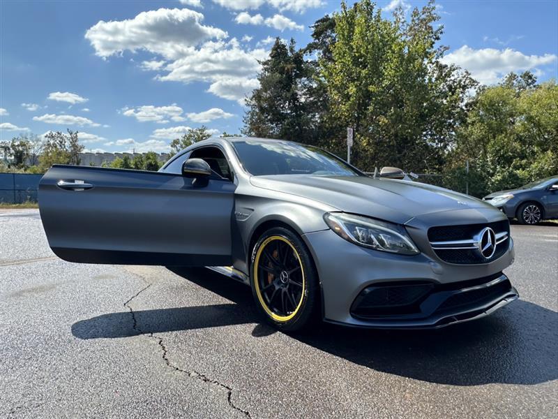 used 2017 Mercedes-Benz AMG C 63 car, priced at $38,495