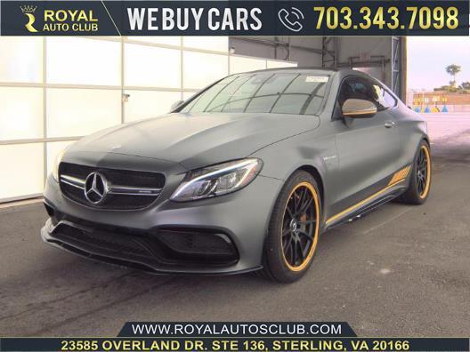 used 2017 Mercedes-Benz AMG C 63 car, priced at $39,999