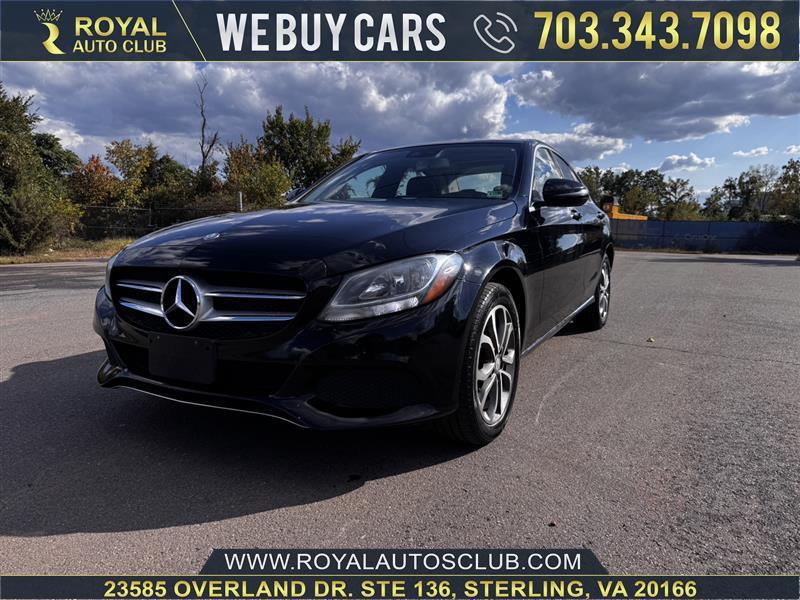 used 2017 Mercedes-Benz C-Class car, priced at $13,995