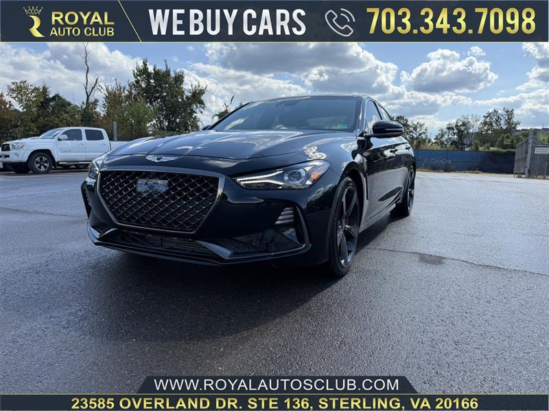 used 2021 Genesis G70 car, priced at $27,999