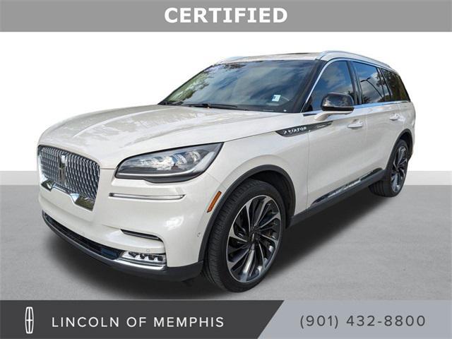 used 2021 Lincoln Aviator car, priced at $39,900