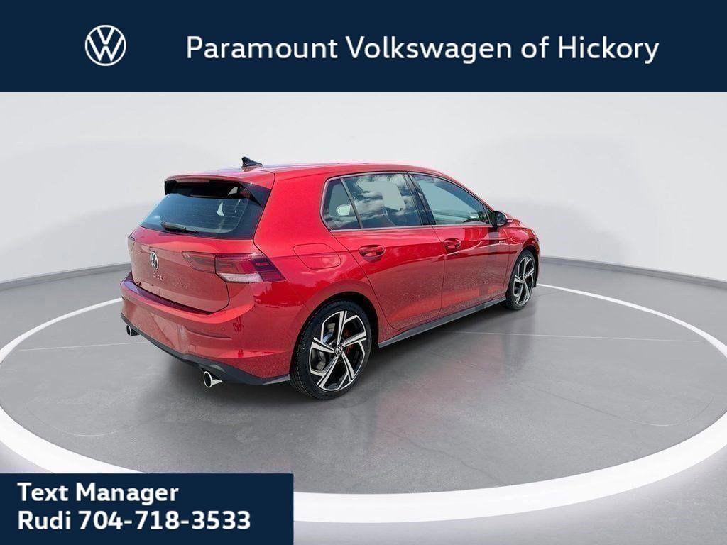 new 2025 Volkswagen Golf GTI car, priced at $41,220