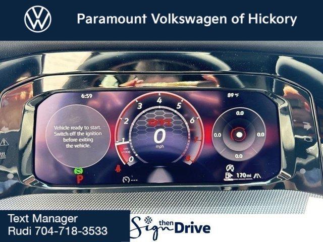 new 2025 Volkswagen Golf GTI car, priced at $39,999