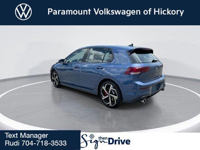 new 2025 Volkswagen Golf GTI car, priced at $37,999