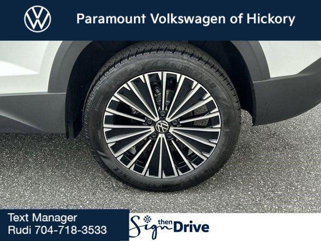new 2025 Volkswagen Taos car, priced at $27,599