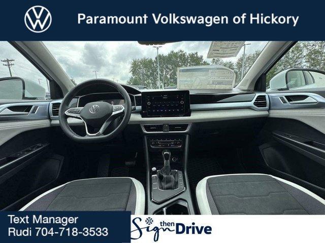 new 2025 Volkswagen Taos car, priced at $27,599
