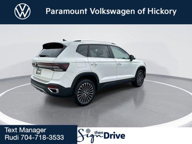 new 2025 Volkswagen Taos car, priced at $27,599