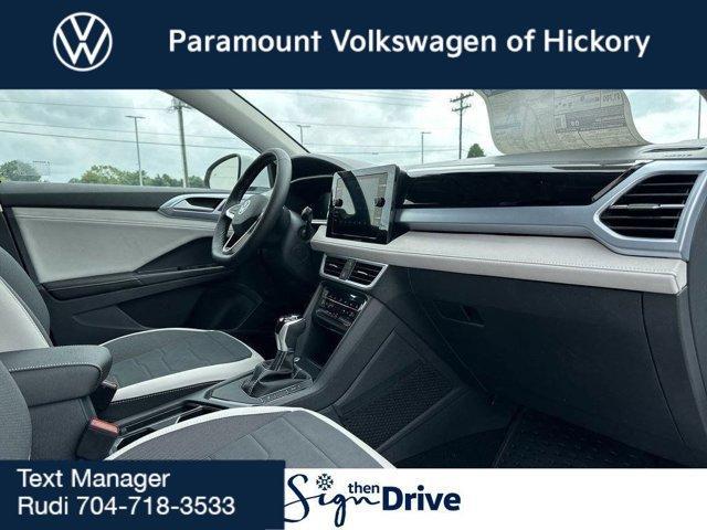 new 2025 Volkswagen Taos car, priced at $27,599