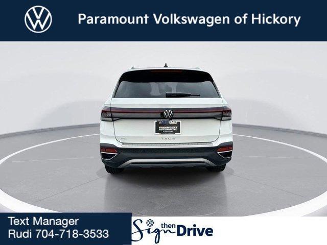 new 2025 Volkswagen Taos car, priced at $27,599