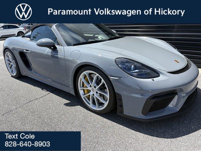 used 2023 Porsche 718 Spyder car, priced at $136,900