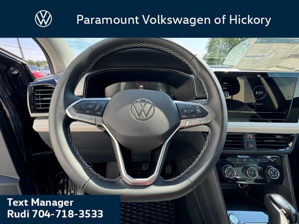 new 2025 Volkswagen Taos car, priced at $27,021