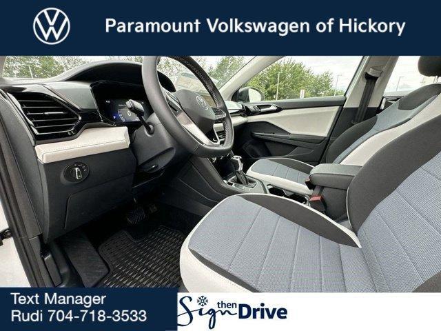 new 2025 Volkswagen Taos car, priced at $25,499