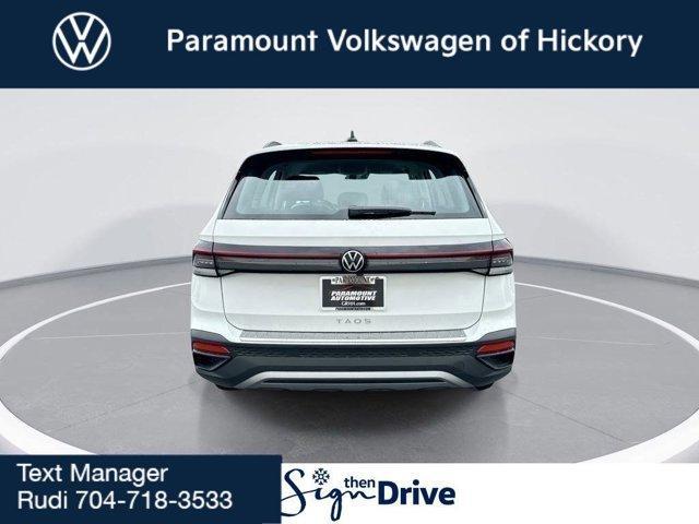 new 2025 Volkswagen Taos car, priced at $25,499