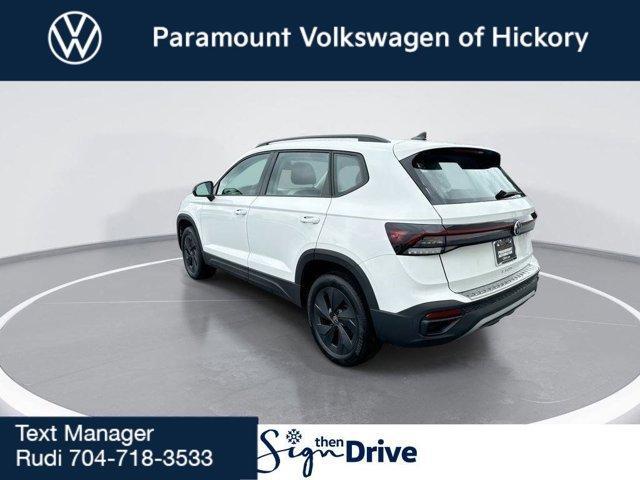 new 2025 Volkswagen Taos car, priced at $25,499