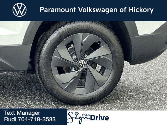new 2025 Volkswagen Taos car, priced at $25,499