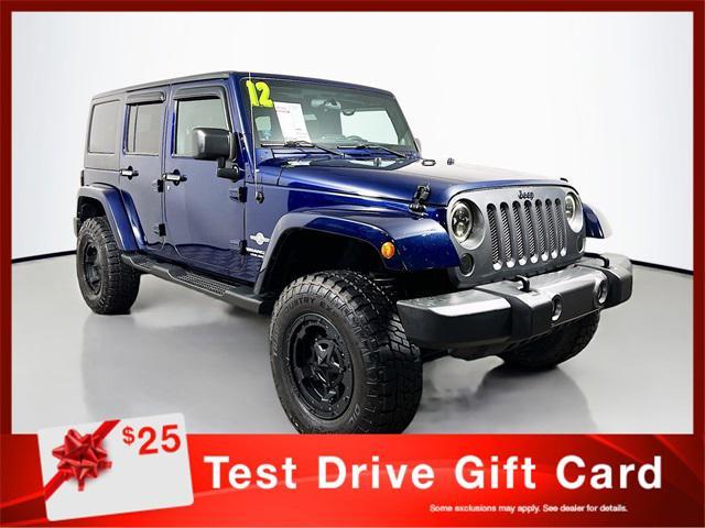 used 2012 Jeep Wrangler Unlimited car, priced at $15,950