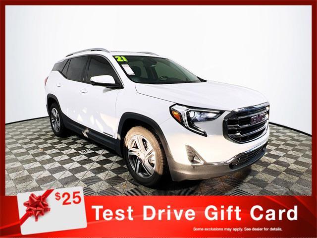 used 2021 GMC Terrain car, priced at $17,249