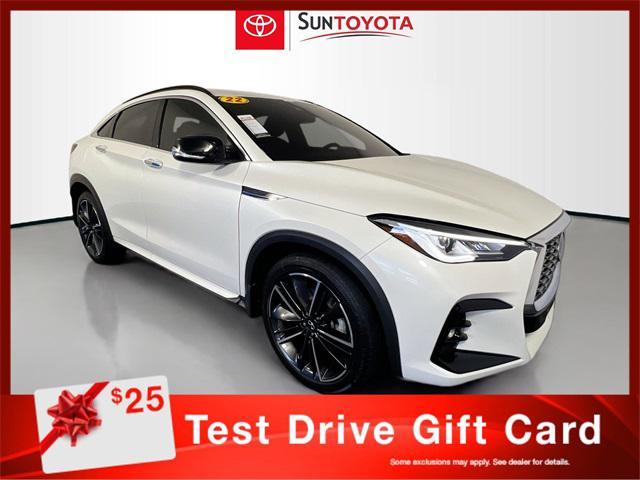used 2022 INFINITI QX55 car, priced at $27,599