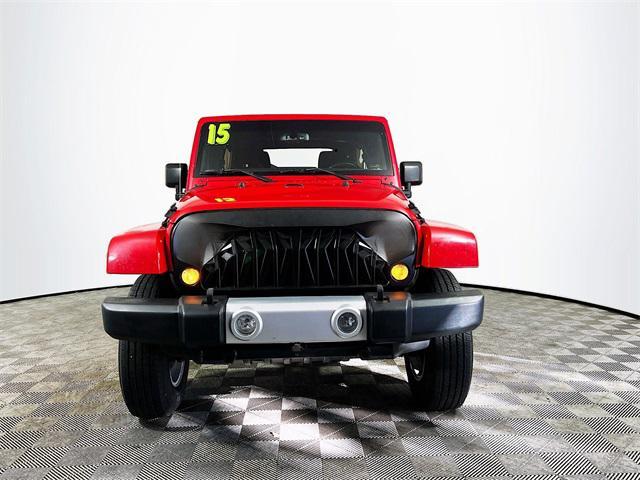 used 2015 Jeep Wrangler Unlimited car, priced at $19,943