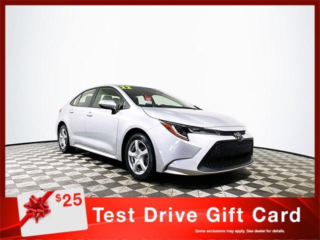 used 2022 Toyota Corolla car, priced at $19,558