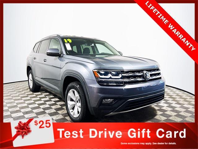 used 2019 Volkswagen Atlas car, priced at $17,532