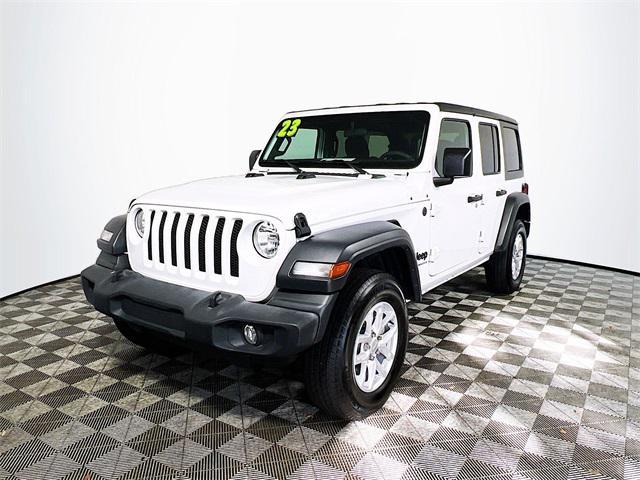 used 2023 Jeep Wrangler car, priced at $33,695