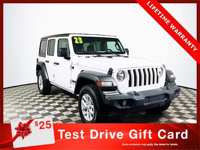 used 2023 Jeep Wrangler car, priced at $33,695