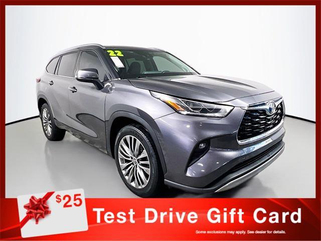 used 2022 Toyota Highlander car, priced at $37,960
