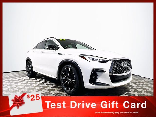 used 2022 INFINITI QX55 car, priced at $33,720