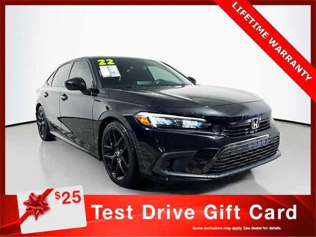 used 2022 Honda Civic car, priced at $20,276