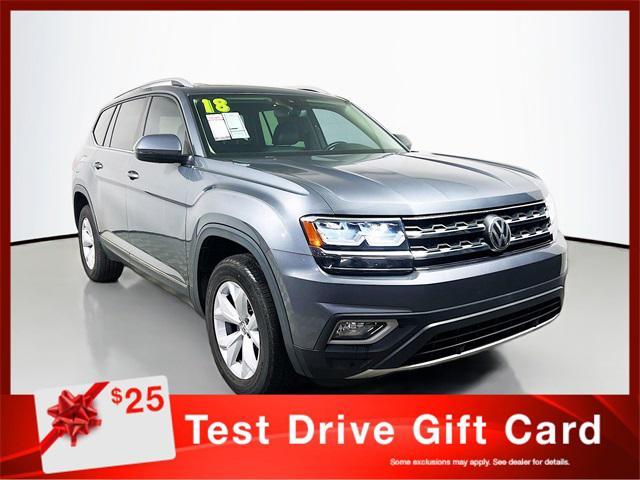 used 2018 Volkswagen Atlas car, priced at $13,484