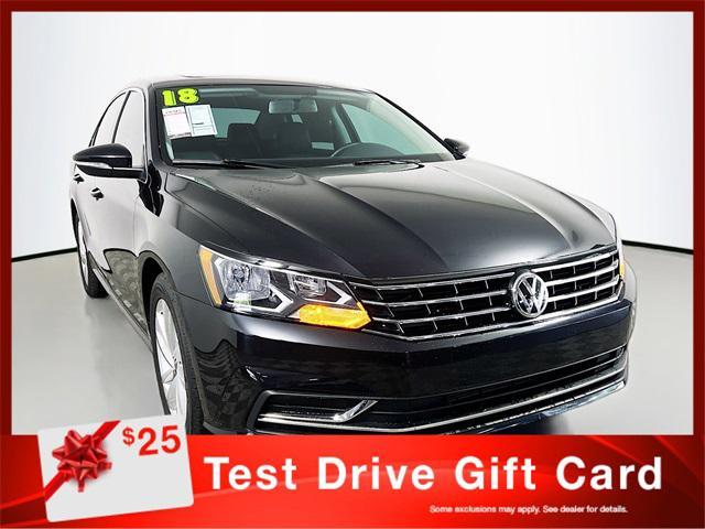 used 2018 Volkswagen Passat car, priced at $14,838