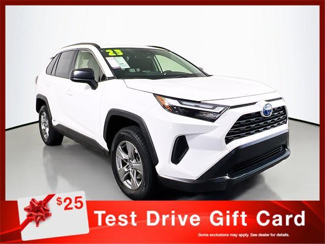 used 2023 Toyota RAV4 Hybrid car, priced at $25,842