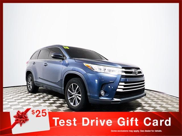 used 2018 Toyota Highlander car, priced at $23,406