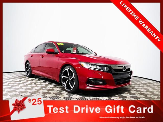 used 2020 Honda Accord car, priced at $26,637