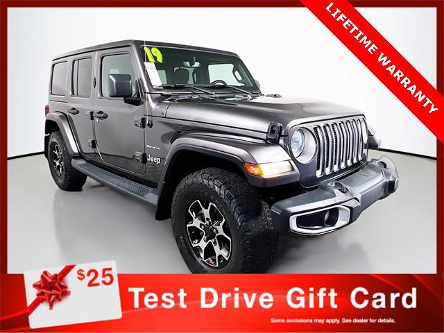 used 2019 Jeep Wrangler Unlimited car, priced at $24,752
