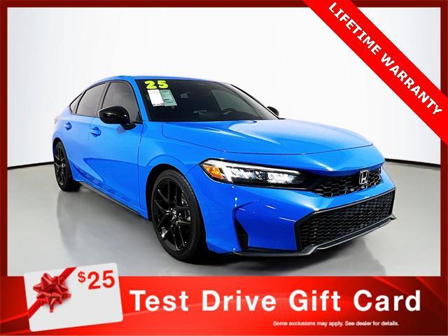 used 2025 Honda Civic car, priced at $24,259