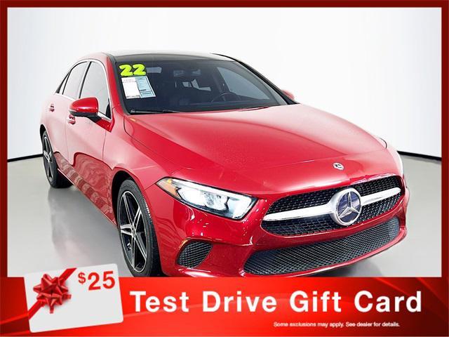 used 2022 Mercedes-Benz A-Class car, priced at $26,843