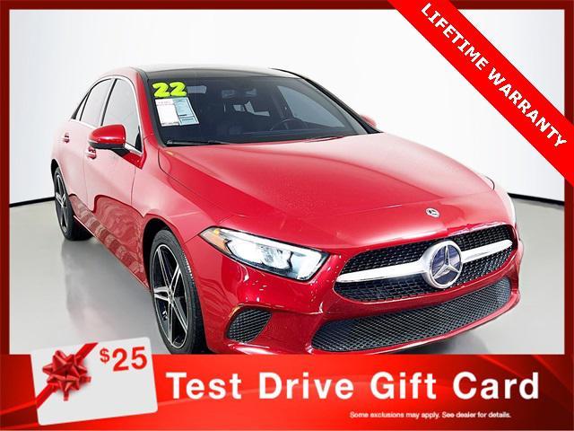 used 2022 Mercedes-Benz A-Class car, priced at $26,551