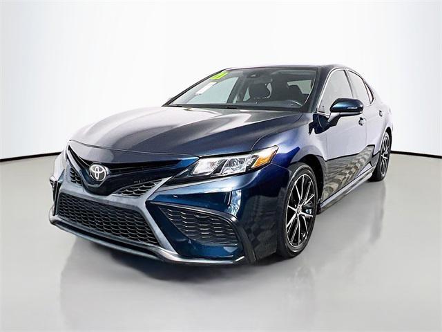 used 2021 Toyota Camry car, priced at $17,451