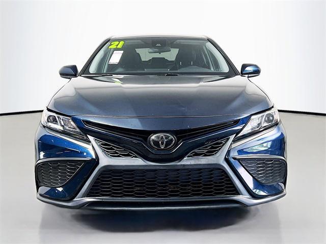 used 2021 Toyota Camry car, priced at $17,451