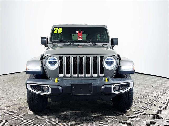 used 2020 Jeep Wrangler Unlimited car, priced at $29,837