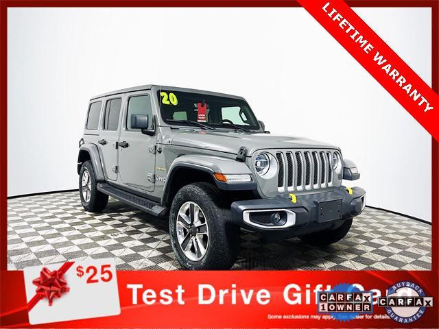 used 2020 Jeep Wrangler Unlimited car, priced at $29,837