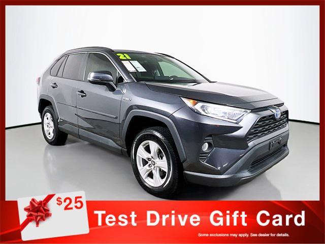 used 2021 Toyota RAV4 Hybrid car, priced at $25,299