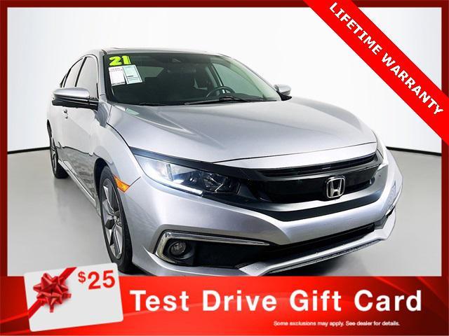 used 2021 Honda Civic car, priced at $20,204