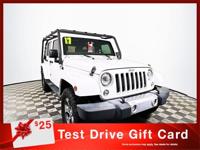 used 2017 Jeep Wrangler Unlimited car, priced at $18,963