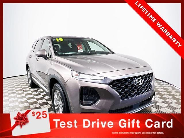 used 2019 Hyundai Santa Fe car, priced at $14,993